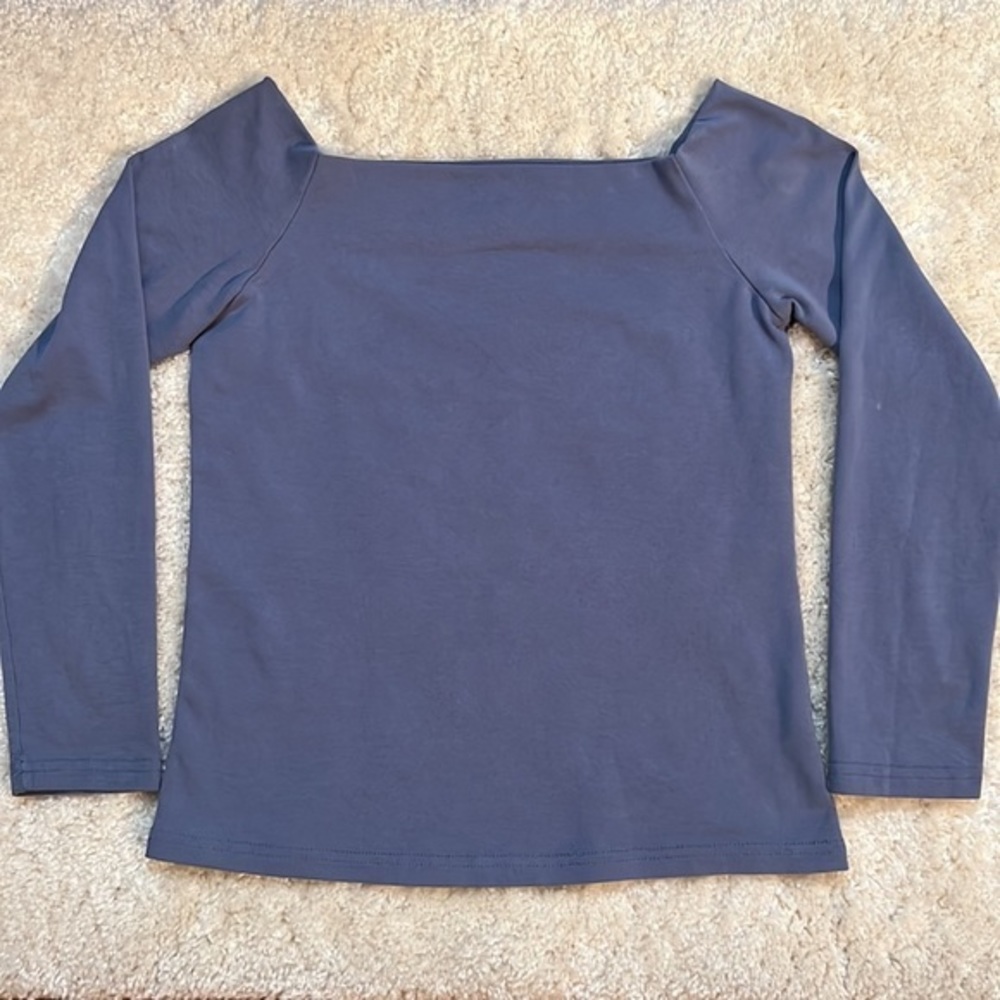 Sonny & Abby gray/blue Blouse size XS/SM (Y-W)